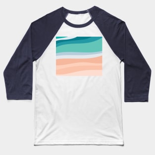 Pastel Beach Baseball T-Shirt